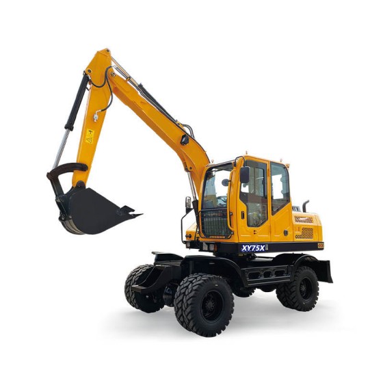 XY75XG4 Wheeled Excavator